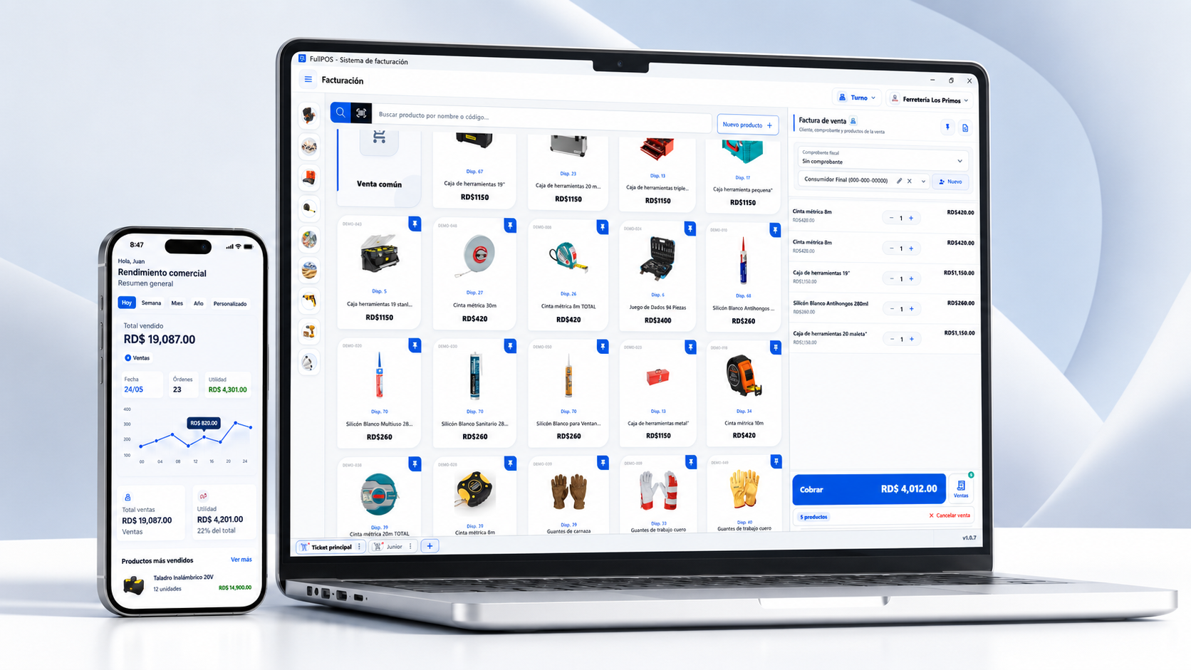 FullPOS Pantalla de Ventas